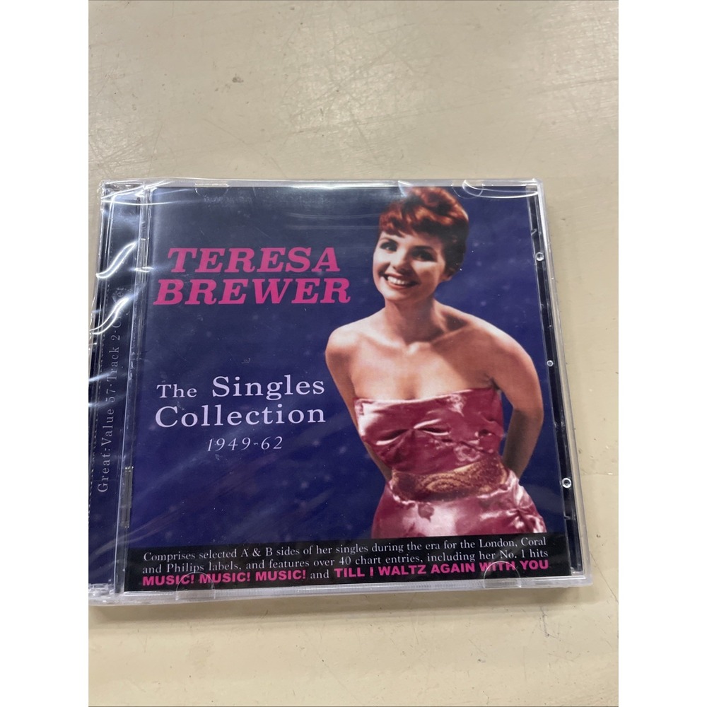 Teresa Brewer - Singles Collection 1949-61 CD (2017, Acrobat) 2-Disc Set
